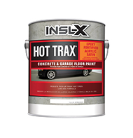 Waldwick Paint & Wallpaper Company Hot Trax is a high-performance, ready-to-use, epoxy-fortified acrylic concrete and garage floor coating that resists hot tire pick-up and marring common to driveways and garage floors. Hot Trax seals and protects concrete from chemicals, water, oil, and grease. This durable, low-satin finish resists cracking and can also be used on exterior concrete, masonry, stucco, cinder block, and brick.

Low-VOC
Resists hot tire pick-up
Interior or exterior use
Recoat in 24 hours
Park vehicles in 5-7 days
Qualifies for LEED creditboom